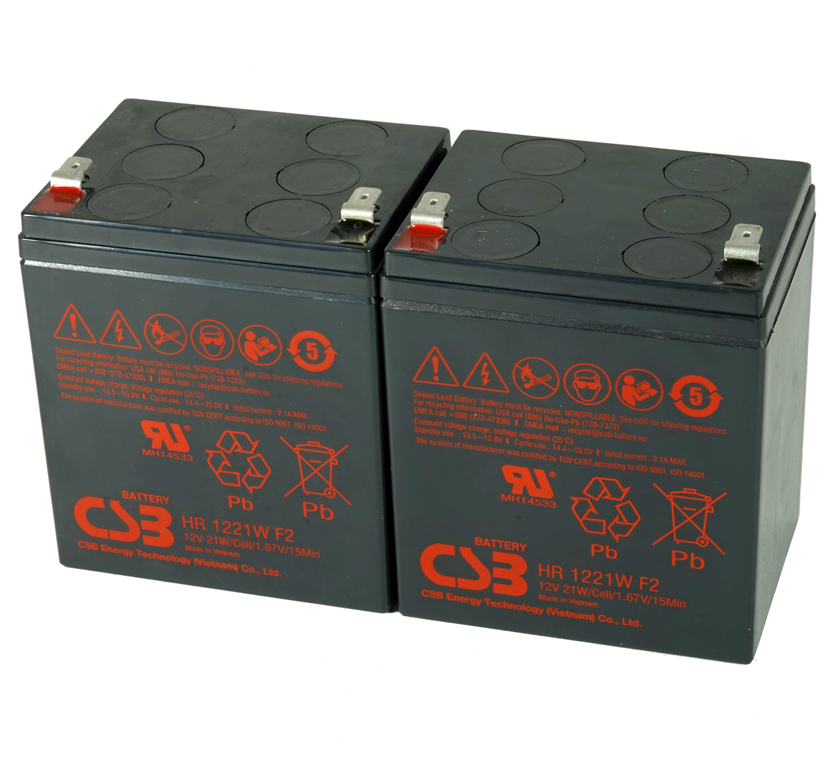 CyberPower Replacement UPS Battery Kit - 2 x 12V 5Ah Battery